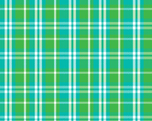 Seamless Green Plaid Striped Tileable Repeating Pattern St. Patrick's Day Abstract Background