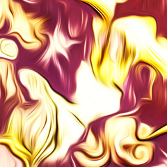 Abstract fluid art digital painting and dynamic swirling patterns with vibrant color transitions.