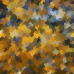 Colorful patched abstract background. Stain effect and camouflage. Spotted backdrop.