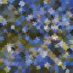 Colorful splashed abstract background. Splash effect and camouflage. Splattered backdrop.