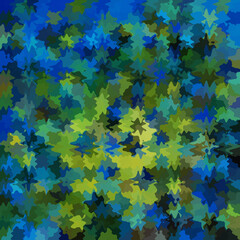 Colorful splashed abstract background. Splash effect and camouflage. Splattered backdrop.