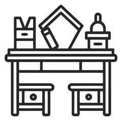 furniture icons set