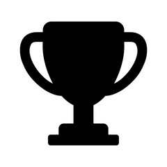 表彰、トロフィーのシルエットアイコン
