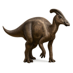 Obraz premium Detailed Parasaurolophus Dinosaur Illustration