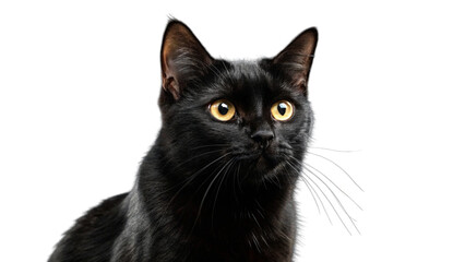 Cute Bombay Cat PNG Transparent Background, Realistic, Clipart Download, Halloween, Tattoo, and Vector Use