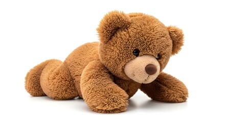 Adorable Brown Plush Teddy Bear Toy, Soft and Cuddly for Kids