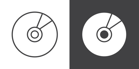 cd icon symbol illustration logo