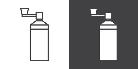 coffee grinder icon symbol illustration logo