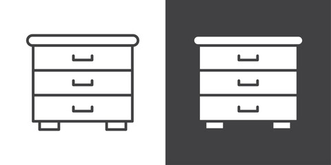 drawer icon symbol illustration logo