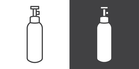 gas cylinder icon symbol illustration logo