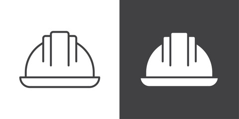 Helmet icon symbol illustration logo