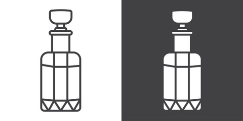holy water bottle icon symbol illustration logo