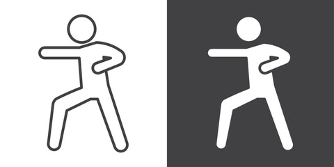 karate icon symbol illustration logo © Omnamhsivay
