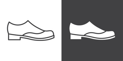 men shoe icon symbol illustration logo