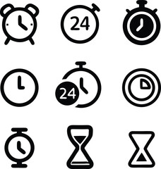 time icons