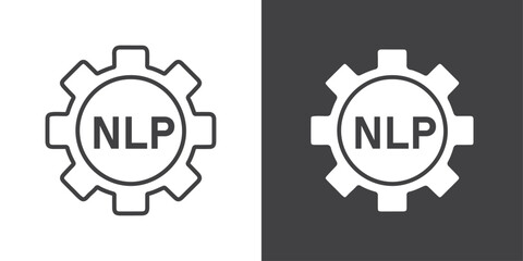 nlp icon symbol illustration logo