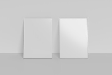 two books with front and back covers