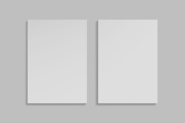 two books with front and back covers