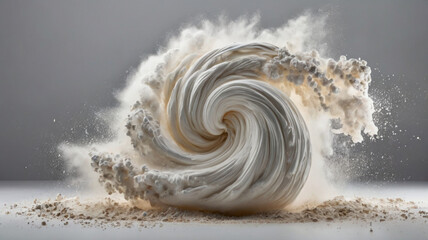  White Powder Vortex on Clean