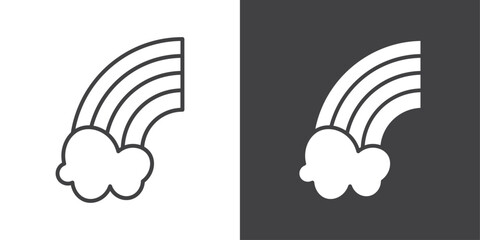 rainbow icon symbol illustration logo