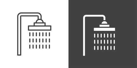shower icon symbol illustration logo