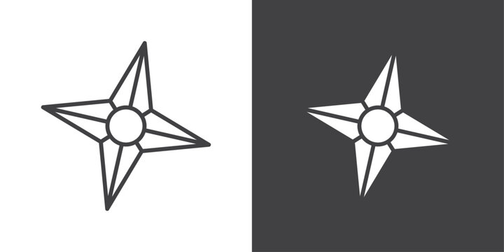 shuriken icon symbol illustration logo