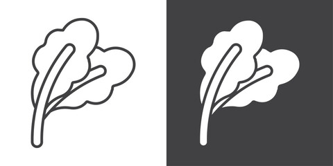 spinach icon symbol illustration logo