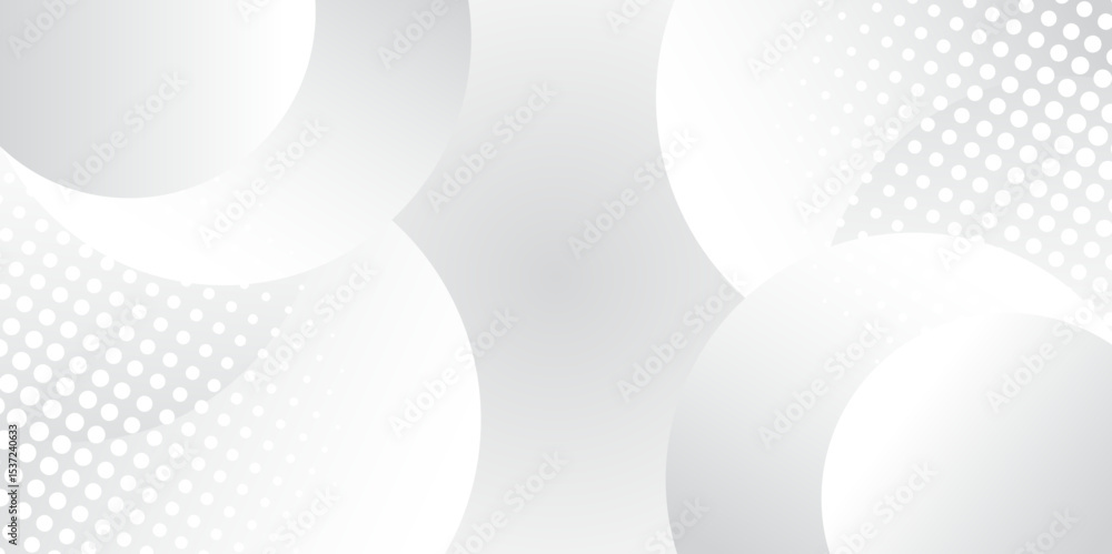Poster abstract white and grey color lines background. pattern geometric style. space for text.