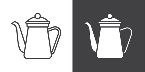 teapot icon symbol illustration logo