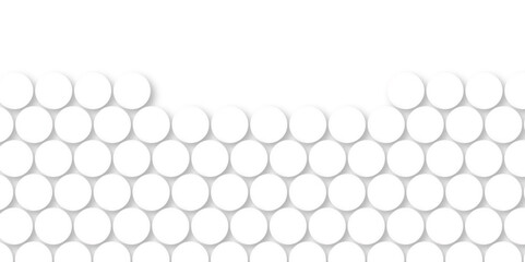 White tiles wall. round marble textures, ball tiles. Top view pavement circle block white texture with seamless patterns floor background. Air Bubble wrap texture background. Textured Background.