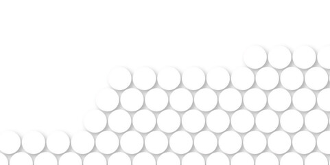 White tiles wall. round marble textures, ball tiles. Top view pavement circle block white texture with seamless patterns floor background. Air Bubble wrap texture background. Textured Background.