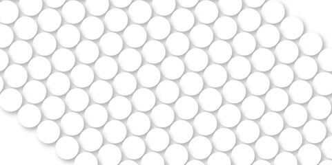 White tiles wall. round marble textures, ball tiles. Top view pavement circle block white texture with seamless patterns floor background. Air Bubble wrap texture background. Textured Background.