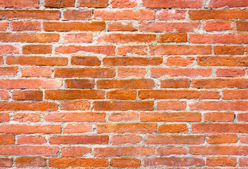 Traditional Tuscan Red Brick Wall Background