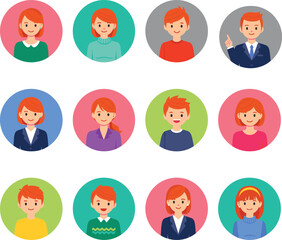 Flat design illustrations of business planning, online projects, and idea development, ideal for startup, growth, and entrepreneurial visuals