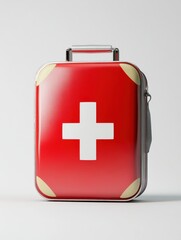 Fototapeta premium first aid kit isolated
