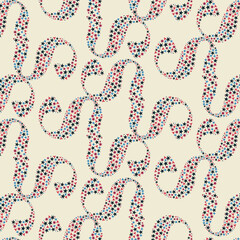 abstract seamless pattern with flowers