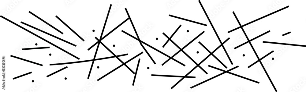 Poster abstract line art background vector design with geometric shapes and black lines on white 100 charac