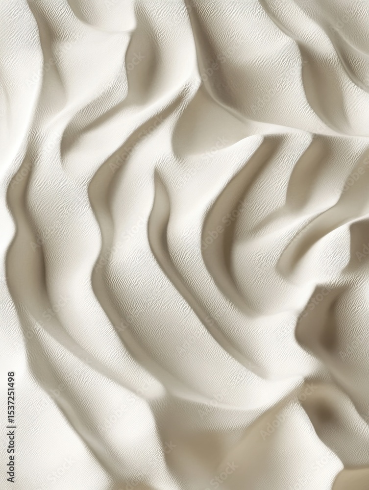 Poster subtle canvas, an intricate texture presenting an array of parallel ridges, creating a minimalist ye