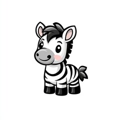 Cute cartoon zebra (1)