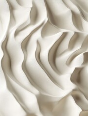 Obraz premium Subtle Canvas, An intricate texture presenting an array of parallel ridges, creating a minimalist yet captivating visual narrative of depth and form