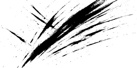 Abstract grunge background with black ink splatters, paint splashes, and textured spray patterns.