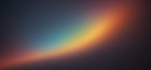 Faded gradients blend in a colorful misty space