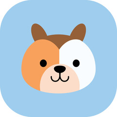 Cute Hamster Face Icon