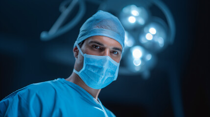 Anesthetist in operation theatre.