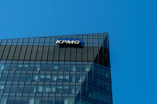 Warsaw, Poland - May 01, 2025: KPMG