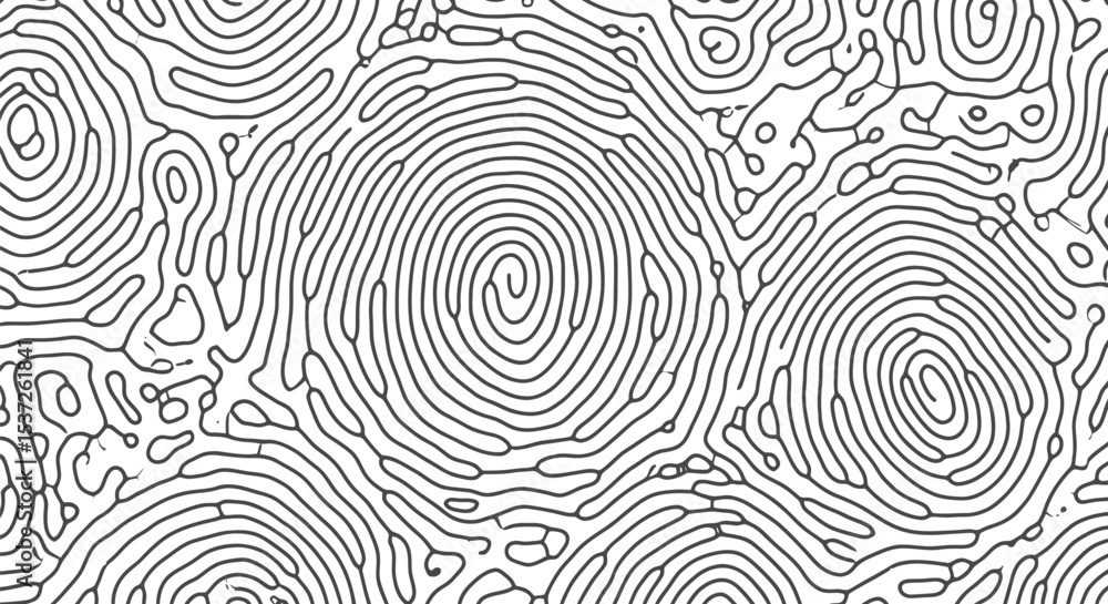 Poster abstract black and white line art pattern background with organic shapes and circles design drawing 