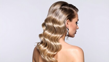 Woman with long Hair Style 
