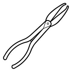Medical Clamp Outline Icon