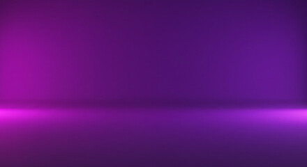 Obraz premium Abstract purple gradient background studio lighting
