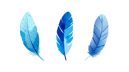 set of feathers